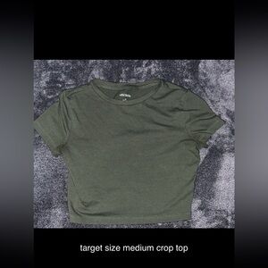 Target medium crop top.